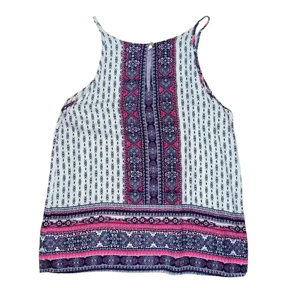 Renee C Tank, Multicolored Purple & Pink, Size L - Picture 2 of 7